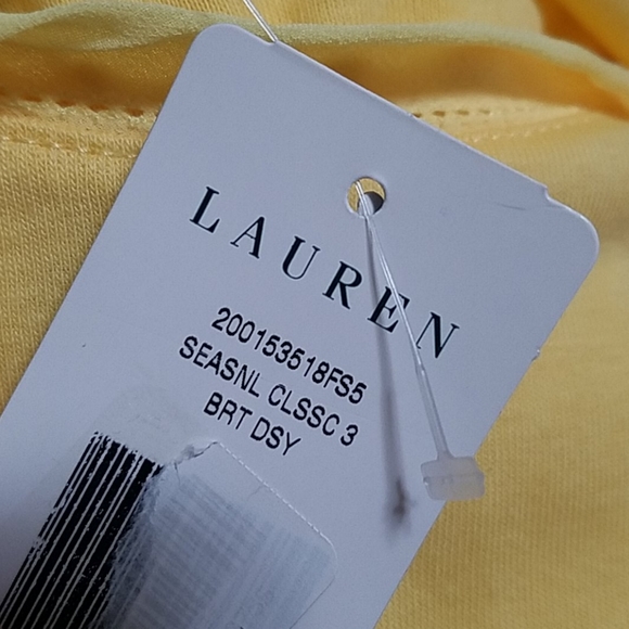 Ralph Lauren Yellow Knit Sleeveless Top sz XL NEW - Picture 8 of 11